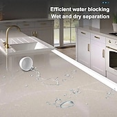 cheap Bathroom Organizer-Silicone Bathroom Water Stopper Self-Adhesive Water Retaining Strip Bendable Bathroom Door Washing Machine Shower Dam Barrier
