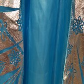 cheap Fairytale Theme Dresses-Kids Girls&#039; Frozen Elsa Costume Dress Graphic A Line Dress Performance Pegeant Blue Long Sleeve Princess Beautiful Dresses Fall Winter 2-8 Years