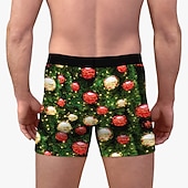 cheap Christmas Pajamas-Christmas Gift Boxer Briefs Underwear Men&#039;s Christmas Carnival Masquerade Christmas Eve Christmas Adults Party Christmas