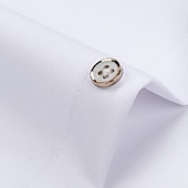 preiswerte Button-Down-Hemden für Herren-Herren Oberhemd Hemd Bügelfreies Hemd Kragenhemd Stretch Grafik-Drucke Hochzeit Outdoor Meeresblau Schwarz Weiß Wein Langarm Umlegekragen Frühling Herbst Bekleidung