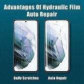 voordelige Screenprotectors voor Samsung-[4 Pak] Scherm Beschermer Voor Samsung S24 Ultra Plus S23 S22 S21 S20 Plus Ultra S10 S10 Plus Note 20 Ultra 10 Plus TPU-hydrogel 9H-hardheid Zelfgenezing Anti-vingerafdrukken High-Definition (HD