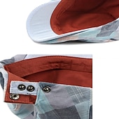 cheap Men's Hats-Men's Flat Cap Pink Red Cotton Adjustable Buckle Print Simple 1920s Fashion Casual Street Dailywear Weekend Plaid Portable Comfort Fashion