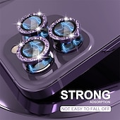 Χαμηλού Κόστους iPhone Προστατευτικά Οθόνης-1 σετ Προστατευτικό φακού κάμερας Για Apple iPhone 16 iPhone 15 Pro Max Plus iPhone 14 13 12 11 Pro Max Plus Mini SE Κράμα Αλουμινίου Επίπεδο σκληρότητας 9H