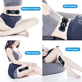 economico Massaggiatori per corpo-massaggiatore portatile per il corpo del collo microcorrente sollievo dal dolore muscolare mini elettrico conveniente adesivi per massaggio cervicale intelligente massaggiatore meridiano