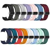 cheap Samsung Watch Bands-Watch Band for Samsung Galaxy Watch 7/6/5/4  40/44mm, Watch 5 Pro 45mm, Watch 6 Classic 43/47mm, Watch 4 Classic 42/46mm Silicone Replacement  Strap Magnetic Clasp Waterproof Adjustable Sport Band