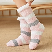economico calzini da casa-calzini in maglia push per donna uomo, calzini caldi morbidi e soffici calzini spessi e comodi calzini invernali natalizi per donna 6 o 5 paia