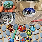 preiswerte Mal-, Zeichen- und Künstlerbedarf-Acrylstifte Farbmarker für Felsmalerei, Leinwand, Holz, Glas, Stoff, Metall, Kunststoff, Kunsthandwerk, Ostereier, Kürbis, Scrapbooking-Zubehör, Graffiti-Marker für Erwachsene und Kinder