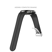 cheap Samsung Watch Bands-Watch Band for Samsung Galaxy Watch 7/6/5/4  40/44mm, Watch 5 Pro 45mm, Watch 6 Classic 43/47mm, Watch 4 Classic 42/46mm Silicone Replacement  Strap Magnetic Clasp Waterproof Adjustable Sport Band