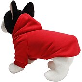 billiga Hoodies-Hund Katt Huvtröjor Elegant söt stil Förtjusande Andningsfunktion Mjuk Vardag Ledigt / vardag Hundkläder for Bulldogg Bichon Frisé Pommeran Small Medium