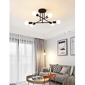 preiswerte Sputnik-Design-6-Licht 70 cm Sputnik Design Cluster-Design Kronleuchter Metall Industriell Lackierte Oberflächen Moderne Traditionell-Klassisch 110-120V 220-240V / ASTM