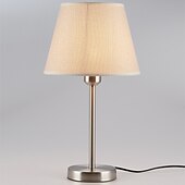cheap Table&amp;Floor Lamp-LED Bedside lamps Simple Nordic Style For Living Room Study Room Office Metal Pink
