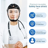 Недорогие аксессуары для сверл-супер защитный противотуманный щиток для лица, унисекс hd прозрачный полнолицевой щиток, многоразовая защита глаз, носа, рта