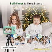 cheap Digital Camera-Digital Camera 1080P 44MP Vlogging Camera with LCD Screen 16X Zoom Compact Portable Mini Rechargeable Camera Gifts for Students Teens Adults Girls Boys