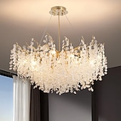 cheap Chandeliers-LED Chandeliers Modern Luxury, 60cm Gold Crystal for Home Interiors Kitchen Bedroom Iron Art Tree Branch Lamp Creative Lamp Light 85-265V
