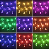 billige USB-drevet-10m rgb globelys, usb-drevet 16 fargeendring med 24-tasters fjernkontroll, akrylboblekuler for kreativ juleferie &amp;amp; festdekor