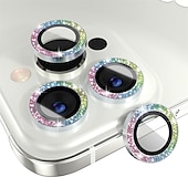 Χαμηλού Κόστους iPhone Προστατευτικά Οθόνης-1 σετ Προστατευτικό φακού κάμερας Για Apple iPhone 16 iPhone 15 Pro Max Plus iPhone 14 13 12 11 Pro Max Plus Mini SE Κράμα Αλουμινίου Επίπεδο σκληρότητας 9H