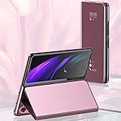 preiswerte Samsung-Handyhülle-Handy Hülle Handyhüllen Für Samsung Galaxy Z-Falte 6 Z Fold 5 Z Fold 4 Z Fold 3 Klappetui Shutzrahmen Magnetisch Ganzkörperschutz Einfarbig PC Metall