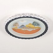 cheap Ceiling Lights-50cm Circle / Round Design Ceiling Lights Metal Painted Finishes Modern 220-240V