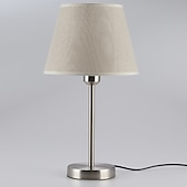 cheap Table&amp;Floor Lamp-LED Bedside lamps Simple Nordic Style For Living Room Study Room Office Metal Pink
