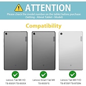 Недорогие леново чехлы-Таблетка Чехлы панели Назначение Lenovo М9 HD ТБ-310ФУ M10 FHD Plus 2nd Gen 10.3&quot; TB-X606 M10 HD 2nd Gen 10.1&quot; TB-X306 M10 3rd Gen TB-328 M8 FHD / HD TB-8505/8506/8705 Вкладка M10 HD M10 FHD плюс