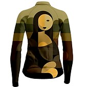 abordables Maillots pour femmes-Femme Maillot Velo Cyclisme manche longue Cyclisme Maillot Top avec 3 poches arrière VTT Vélo tout terrain Vélo Route Respirable Séchage rapide Evacuation de l&#039;humidité Bandes Réfléchissantes Noir