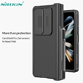 Χαμηλού Κόστους Samsung Θήκη-τηλέφωνο tok Για Samsung Galaxy Z Fold 4 Πίσω Κάλυμμα Μολυβοθήκη Προστατευτικό φακού κάμερας Σταντ ποδηλάτου TPU