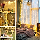 billige Elektrisk støpsel-juleslyngelys utendørs 20m 200leds 8 moduser plugg inn julepynt varme hvite lys fest hage juledekor belysning ac220v 230v 240v eu plugg