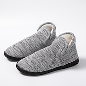 economico Pantofole da casa-scarpe da casa regolabili con pantofola da uomo per diabetici calde pantofole da casa comode con memory foam, pantofola alla caviglia da esterno per interni con suola in gomma, regali caldi per
