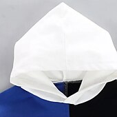 voordelige Sets-2-delig Kinderen Jongens Hoodie &amp; shorts Kledingset Kleding Brief Lange mouw Katoen Set Buiten Modieus Dagelijks Winter Herfst 7-13 jaar blauw Rood