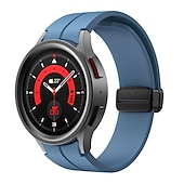 cheap Samsung Watch Bands-Watch Band for Samsung Galaxy Watch 7/6/5/4  40/44mm, Watch 5 Pro 45mm, Watch 6 Classic 43/47mm, Watch 4 Classic 42/46mm Silicone Replacement  Strap Magnetic Clasp Waterproof Adjustable Sport Band