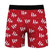 cheap Christmas Pajamas-Christmas Gift Boxer Briefs Underwear Men&#039;s Christmas Carnival Masquerade Christmas Eve Christmas Adults Party Christmas