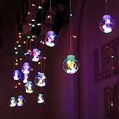 economico Striscie luci ad energia solare-energia solare led sfera dei desideri stringa di luce fata flessibile filo di rame stringa di luce per tenda per giardino cortile vacanza festa di natale illuminazione decorativa colorata