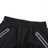 cheap Men's Shorts, Tights &amp; Pants-Arsuxeo Men's Solid Color Cycling Pants Bike Pants Bike Pants / Trousers Bottoms Form Fit Winter Mountain Bike MTB Road Bike Cycling Sports Thermal Warm Reflective Strips Wicking Stretchy Black