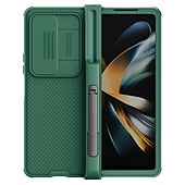 Χαμηλού Κόστους Samsung Θήκη-τηλέφωνο tok Για Samsung Galaxy Z Fold 4 Πίσω Κάλυμμα Μολυβοθήκη Προστατευτικό φακού κάμερας Σταντ ποδηλάτου TPU