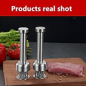 economico Utensili carne-Acciaio inossidabile 304 carne sfusa ago bistecca ago fibbia carne arrosto carne cravatta carne tenera carne tendine rotto artefatto bistecca martello strumento