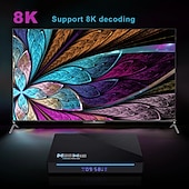 cheap TV Boxes-Smart TV Box H96 MAX RK3566 Quad Core Android 11.0 8GB RAM 128GB ROM 1080p 8K with Dual Wi-Fi 2.4G/5.0G Media Player Google Play Youtube