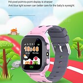 お買い得  スマートウォッチ-キッズスマートウォッチ sim カード通話電話スマートウォッチ子供のための sos 写真防水カメラポンド位置トラッカー ios アンドロイド