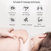 economico Massaggiatori per corpo-massaggiatore portatile per il corpo del collo microcorrente sollievo dal dolore muscolare mini elettrico conveniente adesivi per massaggio cervicale intelligente massaggiatore meridiano
