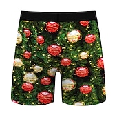 cheap Christmas Pajamas-Christmas Gift Boxer Briefs Underwear Men&#039;s Christmas Carnival Masquerade Christmas Eve Christmas Adults Party Christmas