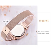 economico Orologi al quarzo-Orologio da polso Quarzo per Da donna Analogico Quarzo stella splendente Moda Lusso Informale Bling Con diamantini Lega Lega