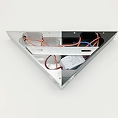 baratos Candeeiros de Parede de interior-led luzes de parede internas triângulo sala de estar quarto luz de parede de alumínio ip44 85-265v