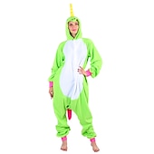 olcso Onesie jelmezek-Felnőttek Karakter Pizsama Onesie jelmez Farsangi jelmez Egyszarvú Macska Onesie pizsama Kigurumi pizsama mert Férfi és női Farsang Rajzfilm
