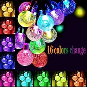 billige USB-drevet-10m rgb globelys, usb-drevet 16 fargeendring med 24-tasters fjernkontroll, akrylboblekuler for kreativ juleferie &amp;amp; festdekor