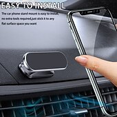 お買い得  車載ホルダー-ダッシュボード電話ホルダー 磁気タイプ 調整可 360度回転 電話ホルダー のために 車載 と互換性があります すべての携帯電話 携帯電話アクセサリー