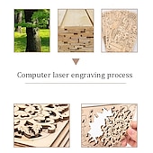 olcso Kirakós játékok-nőnapi ajándékok 3d fa puzzle antik ékszerdoboz zenedoboz készlet barkácsolás otthoni dekoráció lézerrel vágott mechanikus modell anyák napi lenyűgöző ajándékok felnőtteknek anyák napi ajándékok