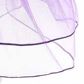 abordables Disfraces de Niña-Niños Chica Vestido Sirena Sin Mangas Rendimiento Disfraz Algodón Vestido de cambio Verano Primavera 3-6 años de edad Azul Piscina Morado