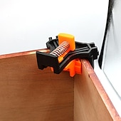 cheap Clamps-90Degree Right Angle Clamp Set Picture Frame Corner Clips Mate Woodworking Hand Tools Fixing Clip Positioning Tool Kit