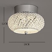 abordables Plafonniers-Plafonniers au design unique de 18 cm en acier inoxydable galvanisé moderne 220-240v