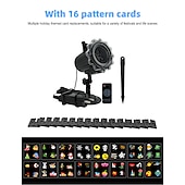 cheap Christmas Gift Lights-Christmas Projector Waterproof Remote Control 16 Patterns High-definition Projection Effects Indoor and Outdoor Festival Garden Decorative Lights Low Voltage Safety