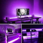 ieftine Lumini de bandă USB-bandă de lumină neagră cu led uv bandă de lumină cu LED violet interfață usb cu comutator sau cutie de baterie smd2835 380-400nm lampă cu led uv neimpermeabil pentru dans fluorescent și pentru